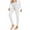White, variant on Women's Winter Thermal Velvet Leggings, High Stretch Yoga Pants, Fleece Lined Base Layer Thermal Pants for Cold Weather, Comfortable Elastic Waist Winter Tights for Women, Soft Warm Layering Leggings