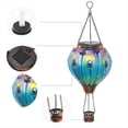 thumbnail image 4 of Linternas para Exteriores, Globo AerostáTico, Linterna Solar con Portavelas para DecoracióN de JardíN, Luz Solar Colgante, Pavo Real para Exteriores, 4 of 7