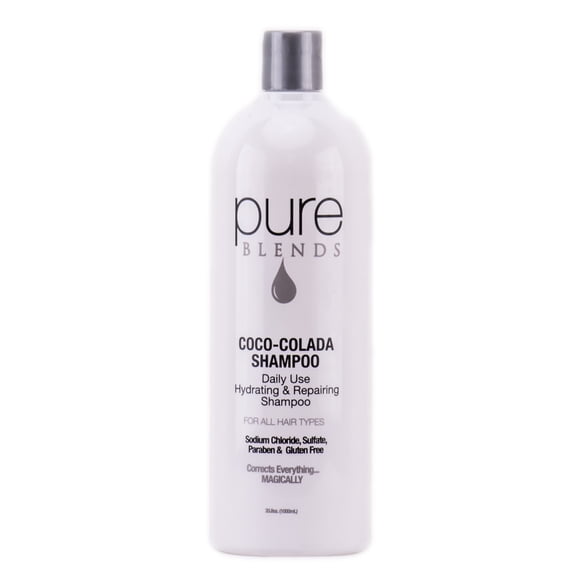 Pure Blends Coco-Colada Shampoo | Daily Use Hydrating Shampoo| Neutral-No Color Shampoo For In Between Color Depositing Washes | Balances Color & Repairs Dry, Damaged Hair | 33.8 Oz.