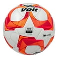 thumbnail image 2 of Voit FIFA Quality Soccer Ball, White with Red Orange Design, Professional League Size 5, Liga MX Aereus, 2 of 4