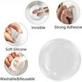 thumbnail image 5 of Clear Silicone Door Stopper and Wall Protector Pad, Self-Adhesive 1.57 Inch Bumper Guard for Door Handles, Furniture, Cabinets to Prevent Damage and Noise, 5 of 6