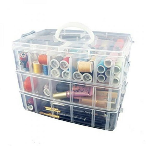Bins Things Storage Container With 30 Adjustable Compartments For