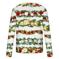 thumbnail image 5 of Mens Christmas T Shirts Long Sleeve Vintage Snowflake Graphic Pajamas Tee Basic Crew Neck Casual Slim Fit Fall Winter Family Xmas Gift Men T Shirts White XXXL, 5 of 5
