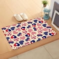 thumbnail image 4 of Carpet Welcome Decor Day Room Living Doormats Doormat Outdoor Coir Patriotic Door Mat 4th of July Doormat Front Door Mat Inside Spring Decor Outdoor Rugs for Front Door Entry Indoor Outdoor Decor, 4 of 5
