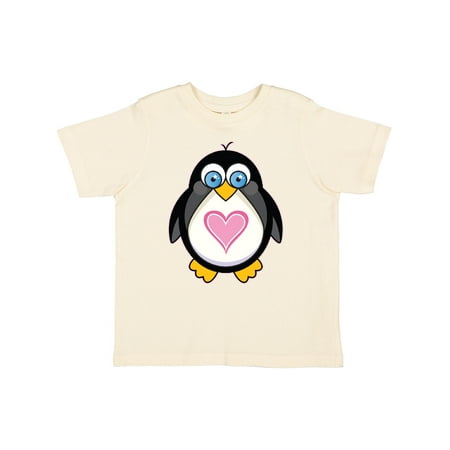 

Inktastic Valentines Day Penguin Love Heart Gift Toddler Toddler Girl T-Shirt