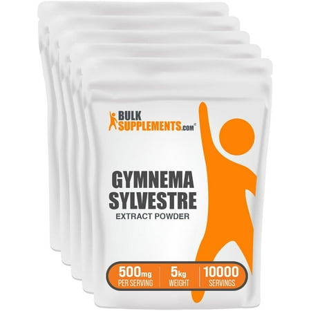 BulkSupplements Gymnema Extract Powder - 500mg per Serving - 5 Kilograms (11 lbs) - 10000 Servings