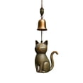 thumbnail image 2 of Luysn Cat Wind Chime Cat Garden Decor Outdoor Cat Statue Themed Wind Chimes,for Cat Lovers Hanging Memorial Ornaments Windchimes Bell,Pet Memorial Wind Chime,Cat Statue Gifts Wind Chimes 5.91", 2 of 8