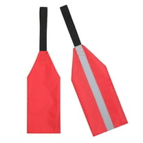 Kayak Safety Flag Trailer Truck Flags Trucks Canoes Towing Reflective Travel 2 Pcs