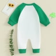 thumbnail image 3 of Bagilaanoe Newborn Baby Girl Boys Jumpsuit Letters Print Long Sleeve Bodysuit 3M 6M 12M 18M Infant Cute One Piece Romper, 3 of 8