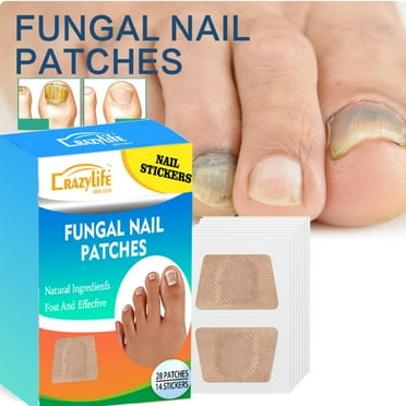 Toenail Fungus Treatment Extra Strength, 28 Pcs Fungal Nail Patches, Toe Nail Fungus Treatments, Nail Repair for Damaged Nails, Overnight Renewal for Men and Women