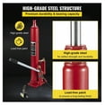 thumbnail image 6 of 8 Ton Hydraulic Long Ram Jack - 17363 lbs Capacity with Pump - Engine Hoist, Garage & Shop Cranes - 26-45.7 Inch Lift, 6 of 7