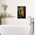 thumbnail image 3 of ZHONGYUTONG Buddha Wall Art Gold Zen Spiritual Picture Buddhist Canvas Print Meditation Yoga Room Bedroom Wall Decor Framed (24" x 36"), 3 of 6