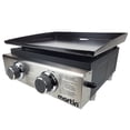 thumbnail image 1 of Martin MGP-22 Tabletop Propane Griddle - 2-Burner Portable Flat Top Grill, Gas Plancha BBQ for Outdoor Cooking, Camping Kitchen, Tailgating, 1 of 8