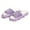 Purple, variant on XEGLSBU Women's Orthopedic Slippers with Arch Support Adjustable Open Toe House Shoes for Plantar Fasciitis