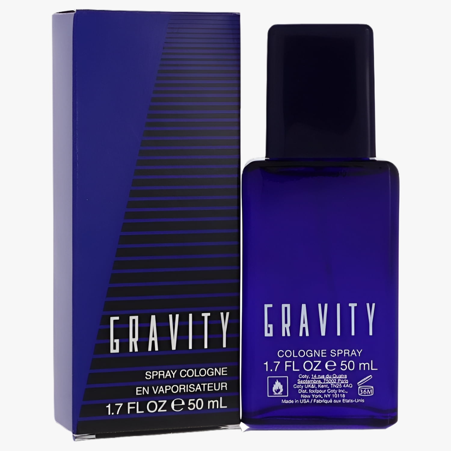 GRAVITY by Coty Cologne Spray 1.7 oz for Men Pack of 2