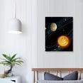 thumbnail image 3 of ARISTURING  Kids Space Room Decor Framed Outer Space Wall Art Kids Picture Planets Pictures Solar System Educational Teaching Poster for Boys Room Nursery Kids Playroom Decor, 3 of 4