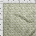 thumbnail image 3 of oneOone Viscose Chiffon Light Olive Green Fabric Asian Block Sewing Material Print Fabric By The Yard 42 Inch Wide, 3 of 4
