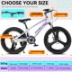thumbnail image 4 of Bicicleta de montaña de niños de 20 pulgadas, bicicleta juvenil de 7 velocidades con marco de aleación de magnesio y ruedas de una sola pieza, bicicleta de niños ligera para niños y niñas Edades 8-12, 4 of 5