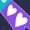 Navy Blue, variant on Inktastic Suicide Prevention Blue and Purple Ribbon with Hearts Boys or Girls Baby T-Shirt