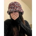 thumbnail image 6 of LinYooLi Women Colorful Knit Handmade Foldable Floppy Crochet Bucket Hat Chunky Beanie Cap, 6 of 6