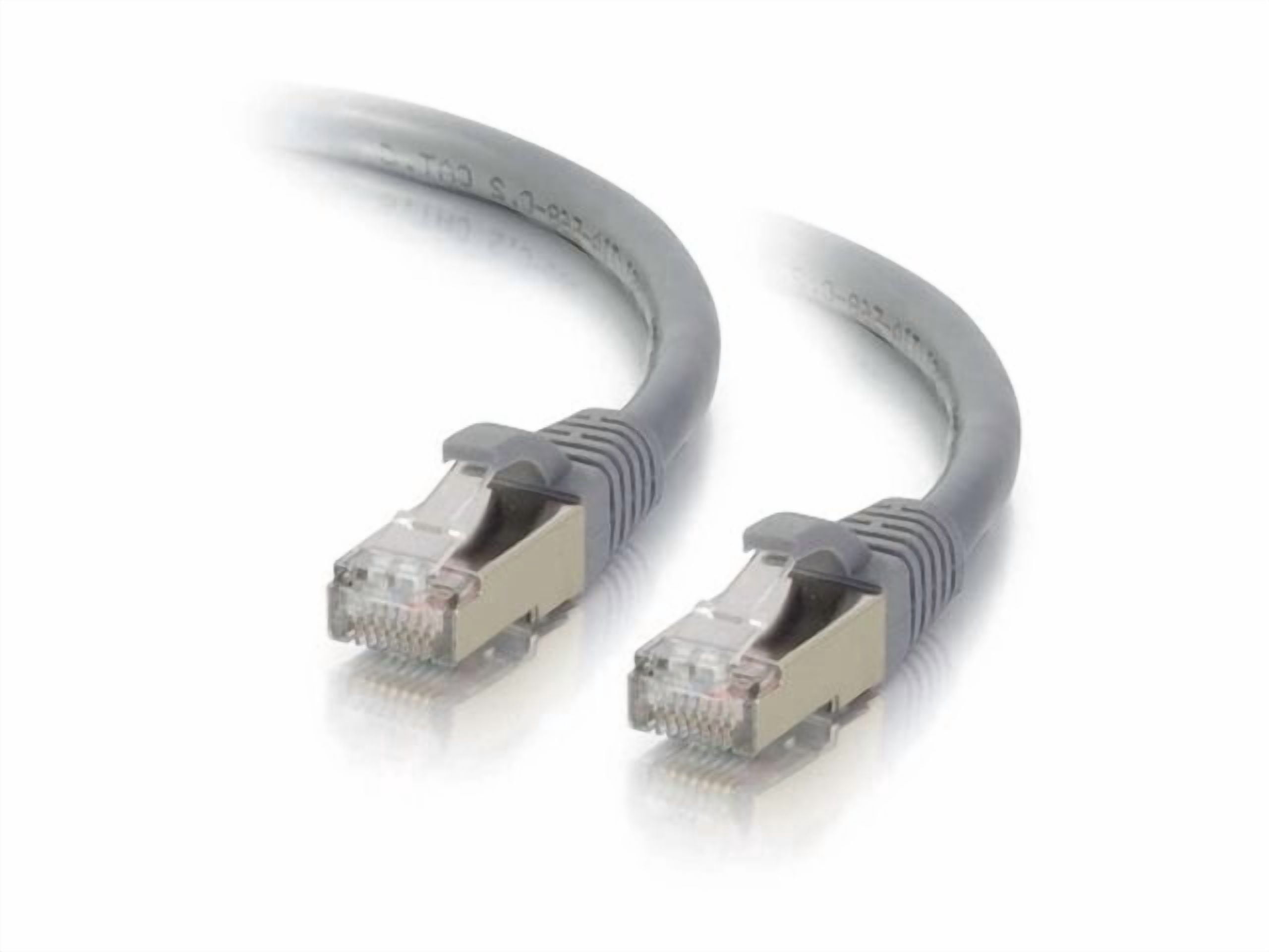 C2G Cat6a Snagless Shielded (STP) Network Patch Cable - patch cable - 9 ft - gray