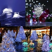 Qishi 33 feet Solar Powered 8 Modes Waterproof LED Fairy Lights,100LED