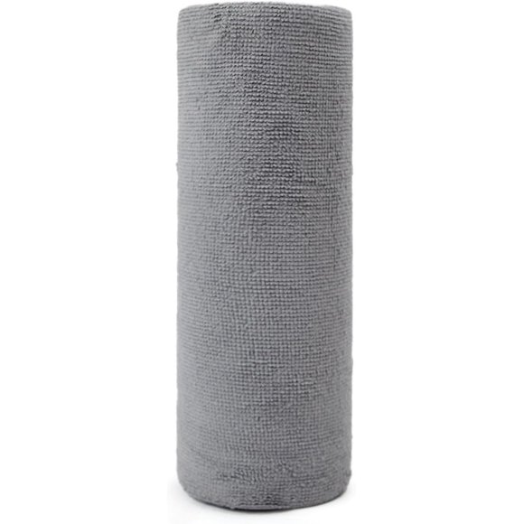 Microfiber Cleaning Cloth,20 Pieces, 25 X 25 cm,Tearable Rolled Up Dish Towels, Reusable Multi Purpose Cleaning Cloths, Microfiber Dish Cloths for Cars, Glasses, Floors, Ceramic Tiles, Tables, Kitchen