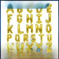 thumbnail image 3 of Globo de película de aluminio de 16 pulgadas con letras doradas y letras en inglés Feliz cumpleaños, decoración para festivales, 3 of 6