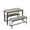 Grey, variant on BOFANG Industrial Bar Table Set with 2 Stools, Space Saving 43 Inch Kitchen Breakfast Nook,Grey