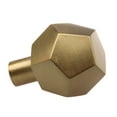 thumbnail image 3 of GlideRite 1-1/2 in. Solid Faceted Cabinet Knobs, Satin Gold, Pack of 5, 3 of 3