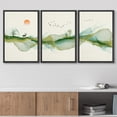thumbnail image 3 of wall26 Framed Canvas Print Wall Art Geometric Watercolor Deer Bird Forest Abstract Shapes Illustrations Modern Art Decorative Boho Multicolor for Living Room, Bedroom, Office - 16"x24"x3 Bl, 3 of 5
