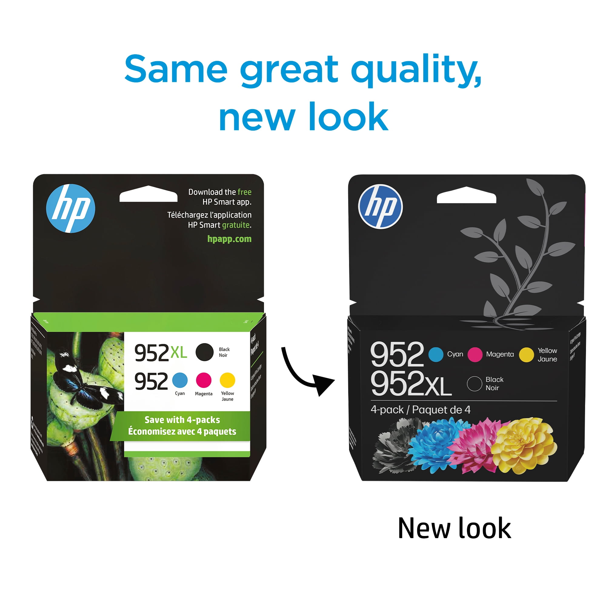 HP 952 CMY/952XL Blk Ink Cartridge Pack