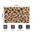 thumbnail image 5 of Beige and Black Leopard Pattern Door Rugs,Washable Non Slip Door Mats Indoor,Decorative Door Mats,Entry Mat Indoor for Entrance,Bedroom,Kitchen,Bathroom,20"x32", 5 of 6