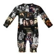 thumbnail image 6 of Vampire Diaries Baby Romper Toddler Long Sleeve Bodysuit Soft Skin-Friendly Jumpsuit Outfit with Snap Crotch 0-3M, 6 of 8