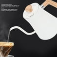 thumbnail image 4 of Electric Gooseneck Kettle, ±1F Temperature Control, LCD Display, Built in Timer, Balanced Handle, 1200W, 1-24 Hours Keep Warm, 4 of 7