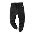 thumbnail image 3 of Men‘s Cargo Pants Casual Joggers Sports Drawstring Trousers Sweatpants, 3 of 5