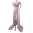 thumbnail image 3 of Vedolay Maternity Dress Pregnant Womens Maternity Off Shoulder Maxi Dress Photography Photo Long Gown(Pink,M), 3 of 5