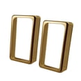 thumbnail image 1 of 2pcs Humbucker Pickup Covers Protection Part Electric Guitar Pickup Replacement Golden, 1 of 8