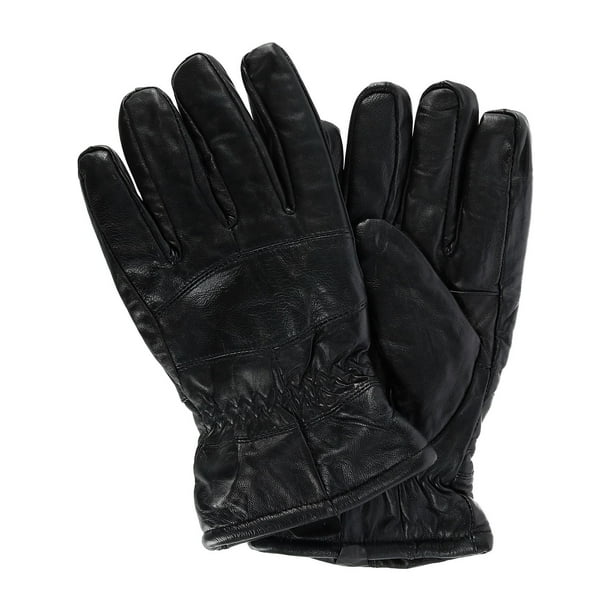 CTM Heavy Leather Glove with Sherpa Lining (Men)