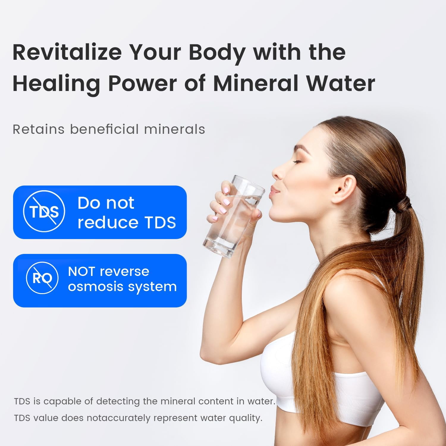 Restored Waterdrop TSU 0.01μm Ultra-Filtration Under Sink Water Filter System, 3-Stage Tankless Undersink Water Filtration with Faucet, Does not Lower TDS (NOT RO), Drilling Require (Refurbished)