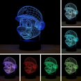 thumbnail image 1 of FrostHike 3D Illusion LED Night Light,7 Colors Gradual Changing Touch Switch USB Table Lamp for Holiday Gifts or Home Decorations (Mario), 1 of 5