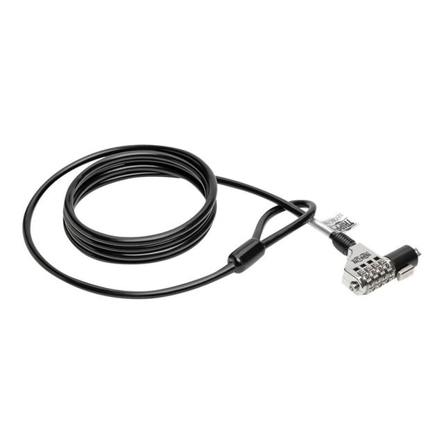 Tripp Lite Laptop Security Lock Combination Theft Deterrent Cable 6ft 6' - Security cable lock - 6 ft
