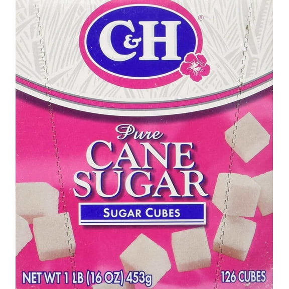 C&H Pure Cane, White Sugar Cube, 1 lb - PACK OF 2