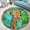 Giraffe3, variant on Round Area Rug, Unicorn Non-Slip Floor Mat, Soft Washable Carpet for Living Room Bedroom Decor 24 Inch