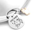 thumbnail image 4 of Llavero con colgante de pata de gato y mamá, divertido regalo para amantes de las mascotas, accesorio de amistad para parejas, fácil de decolorar y romper, duradero, 4 of 5