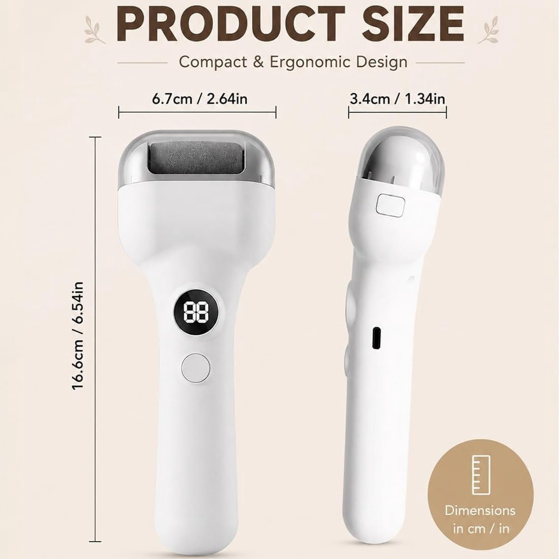 Rechargeable Electric Pedicure Tool with Smart Pressure Sensor – picture 9