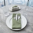 thumbnail image 4 of Unique Bargains 6Pcs Cotton Reusable Events Cloth Napkins Black 17x17inch, 4 of 6
