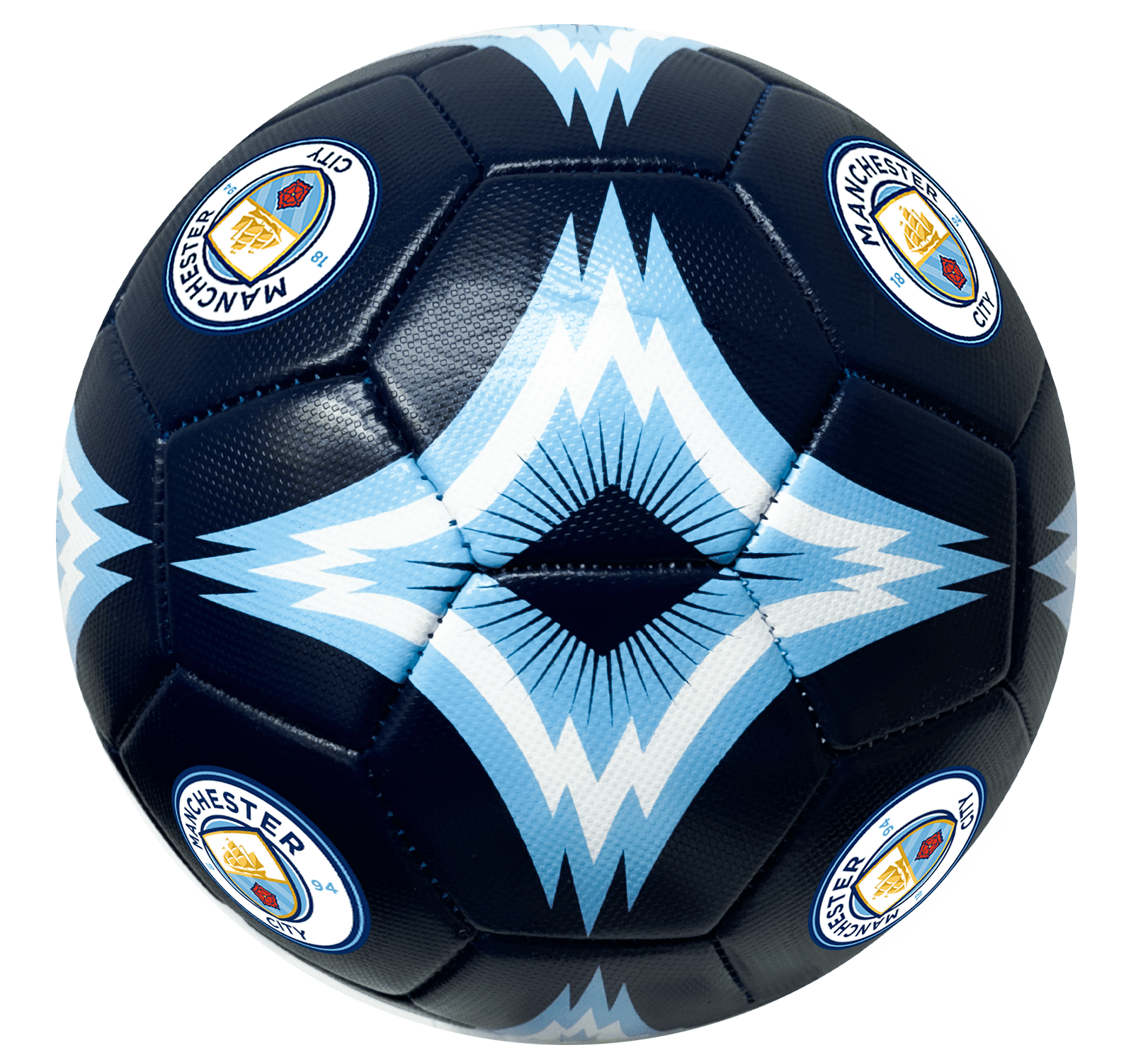 Manchester City Soccer Ball, Size 5, Blue/White, Official Licensed