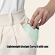 thumbnail image 5 of Mini paraguas de viaje | Sombrilla cortavientos plegable y ligera con protección solar | Compacto Portátil para Bolso Bolso | Toldo de 35 pulgadas | Mujeres Hombres Niños | Amarillo, Verde, Morado, 5 of 6
