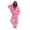 Pink, variant on Tqcoqu Women's Oversized Zip Up Hoodie Tracksuit Set, Long Sleeve Hooded Jacket & Elastic Waist Pocket Wide Leg Pants Casual 2 Piece Outfit